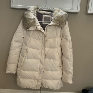 Zara puffer coat in size S